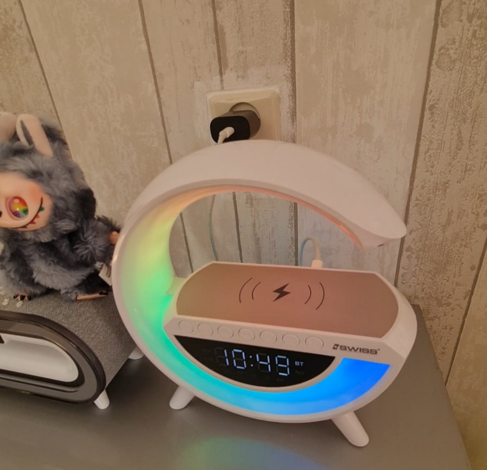 LED speaker wireless fast charger - N Gadget