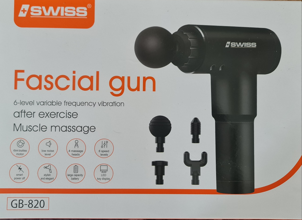 Massage gun 4 head for all parts of body - N Gadget