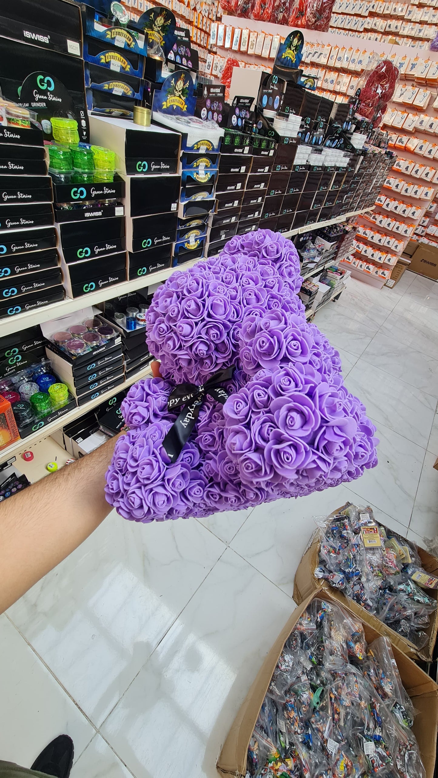 Flower Bear, Teddybeer, Rose Bear, Love teddy , - N Gadget