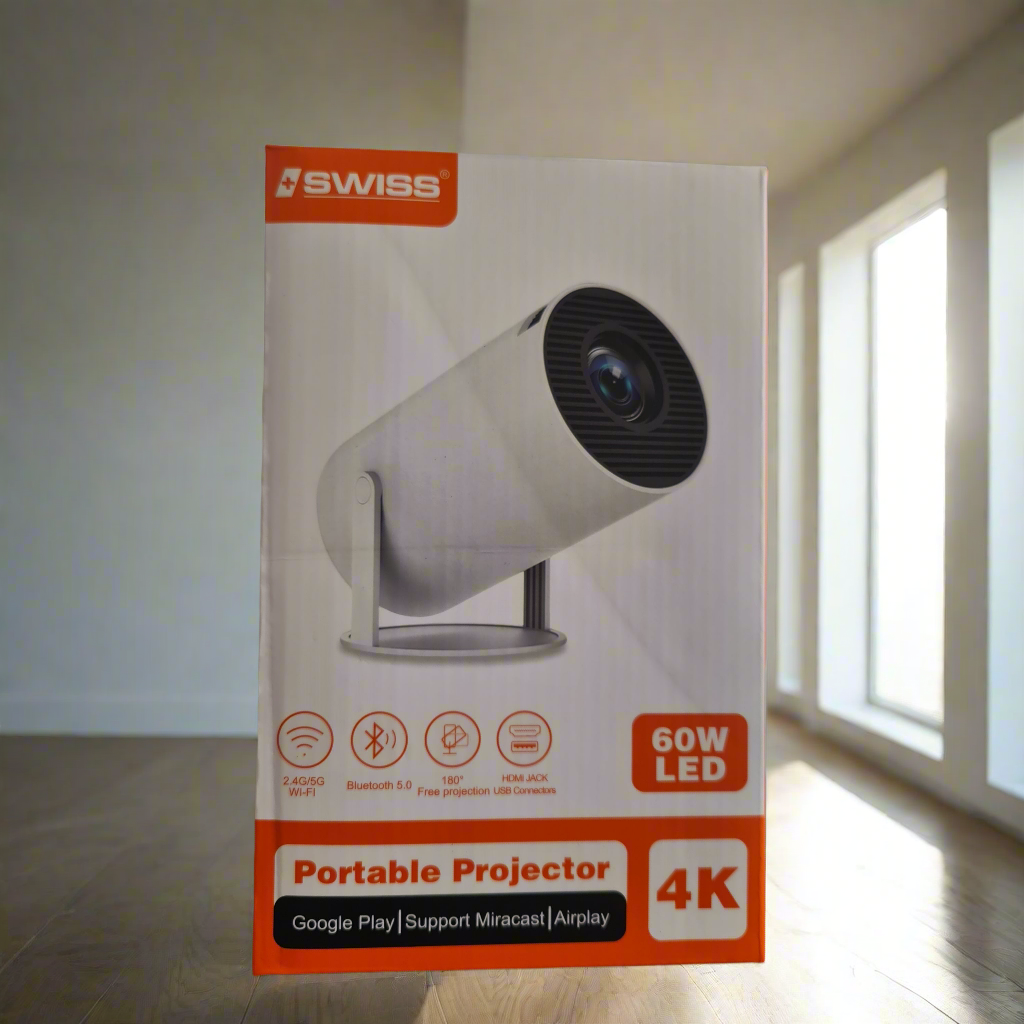 Draagbare 4K-projector, nieuwe upgrades projector,Portable 4K projector, new upgrades projector - N Gadget