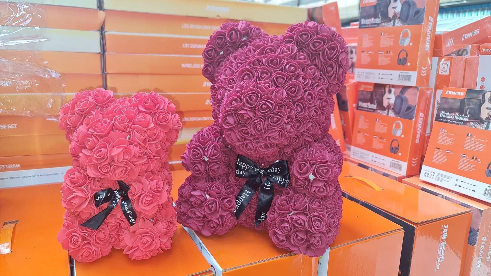 Flower Bear, Teddybeer, Rose Bear, Love teddy , - N Gadget