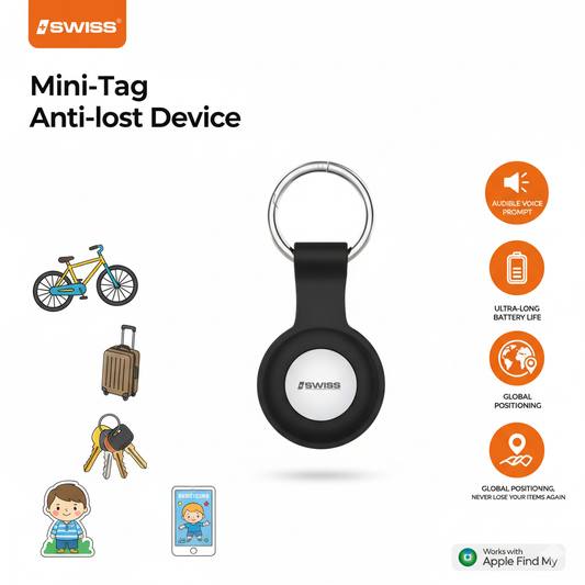 GPS tracking tag met Apple find my