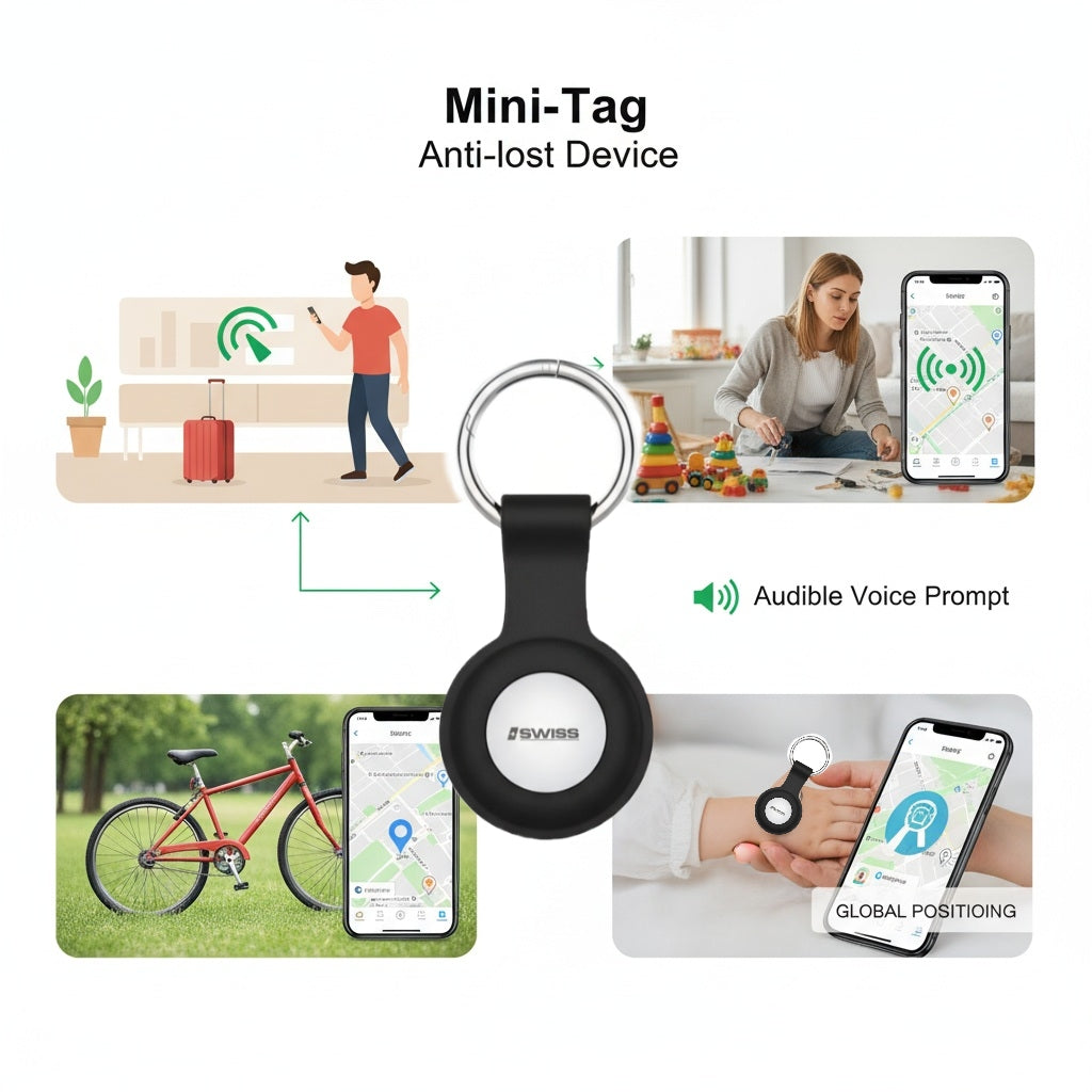 GPS tracking tag met Apple find my